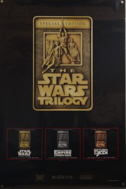 The Star Wars Trilogy OST Special Edition Promo Poster 1993 20th Century Fox RCA Victor Lucasfilm The Star Wars Trilogy Special Edition Promo Poster